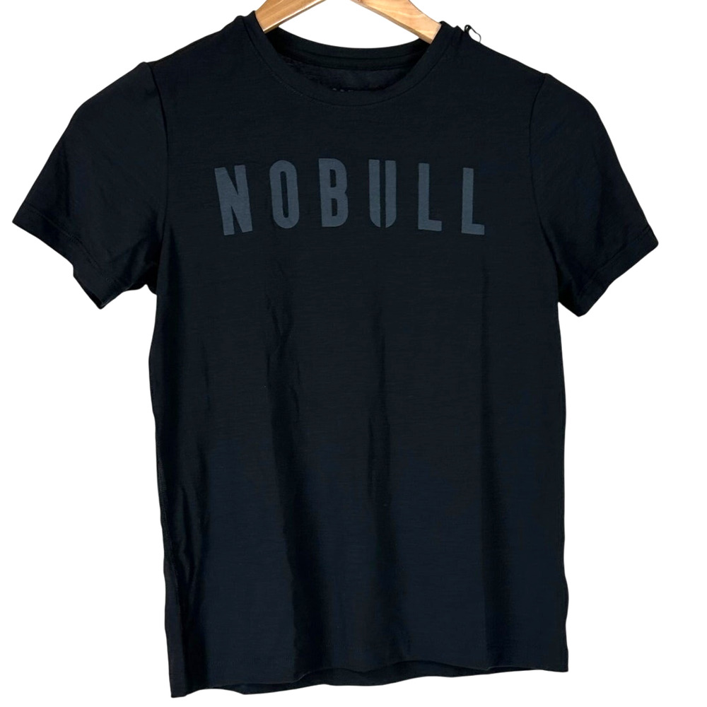 Nobull Kids Black Short Sleeve T-Shirt Size Medium New With Tags Condition